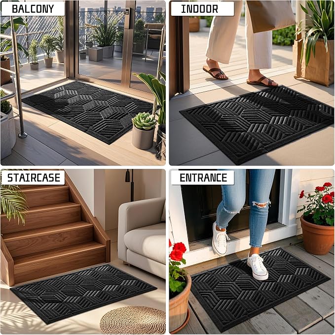 Yimobra Door Mats Outdoor 29.5x17, All-Season Waterproof Outdoor Mats - Image 7