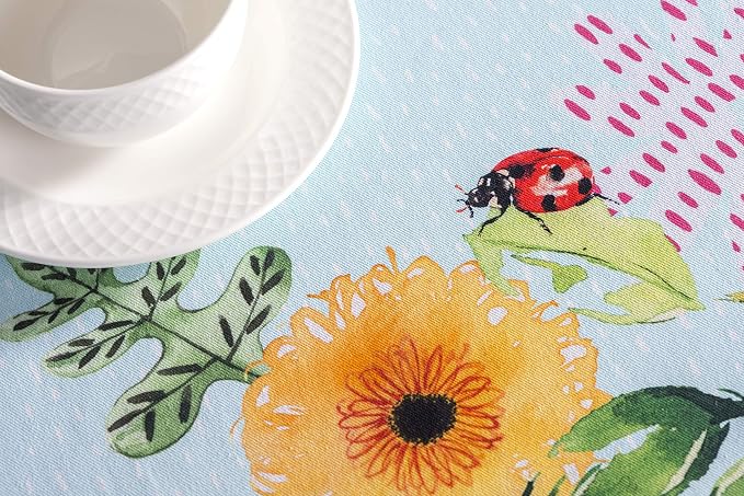 Maison d' Hermine Table Cloth Round Table 100% Cotton 69 Inches Tablecloth - Image 7