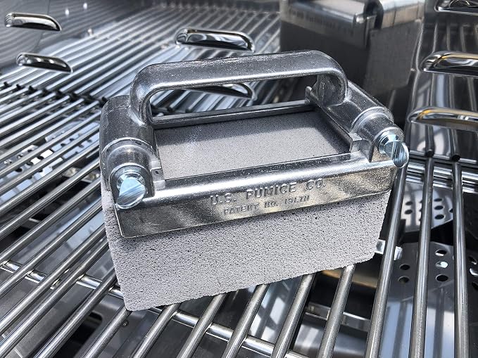 Grillmaster Grill Stone Cleaning Brick Holder by US Pumice, Adjustable Clamps - Image 6