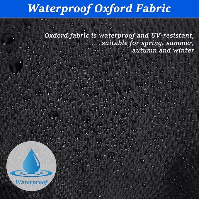 Round BBQ Grill Cover for 18 Inch Charcoal Grills Waterproof, Fade Resistant - Image 4