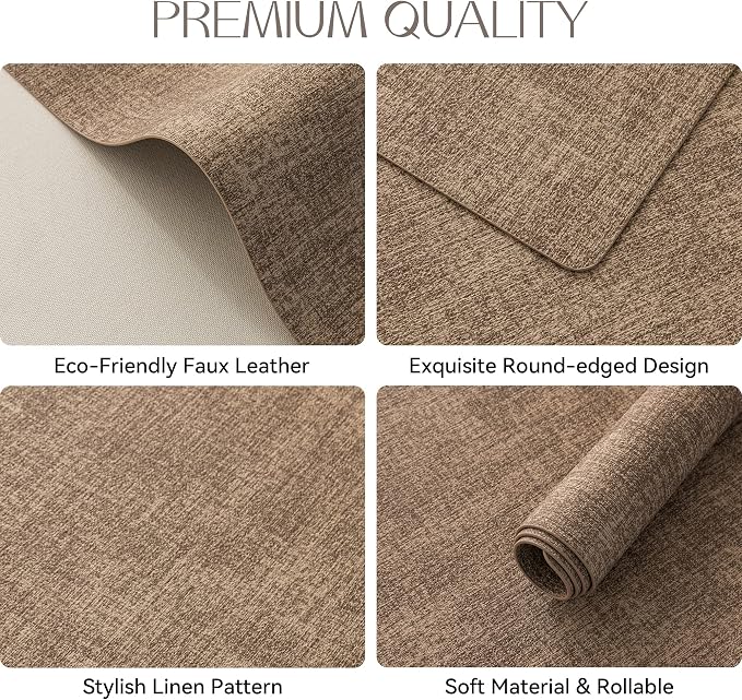 Romanstile Vinyl Placemats Set of 6-12 X 17 Inch - Image 5