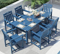 Ciokea HDPE Outdoor Dining Set, 7-Piece Patio Table and Chairs Set by CIOKEA