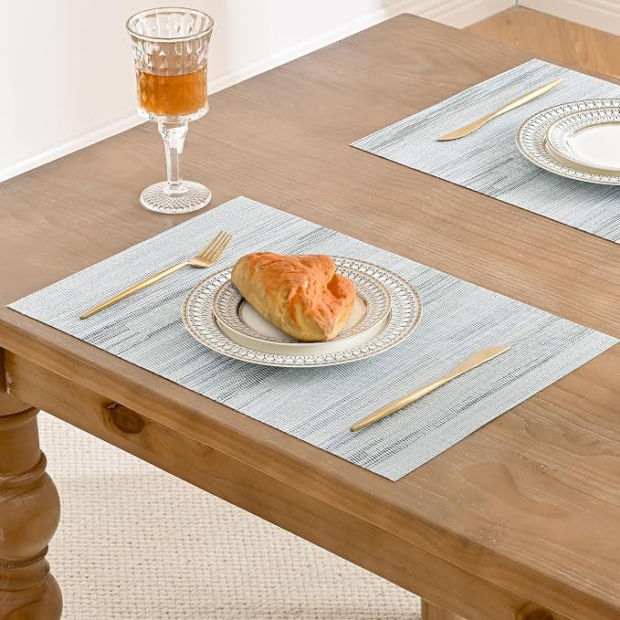 Leetaltree LightSteel Blue Placemats Set of 4 - Image 8