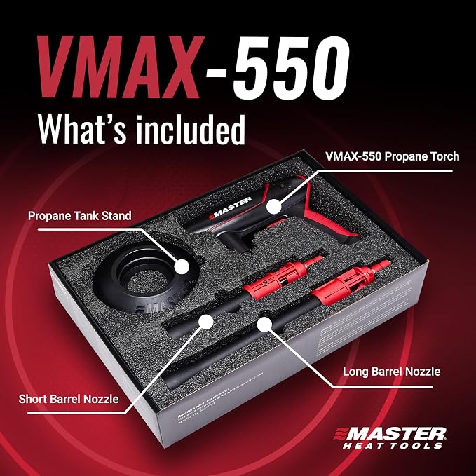 MASTER APPLIANCE VMAX-550 2-in-1 Propane Torch - Image 7