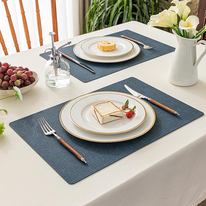 Romanstile Vinyl Placemats Set of 4-12 X 17 Inch - Image 8