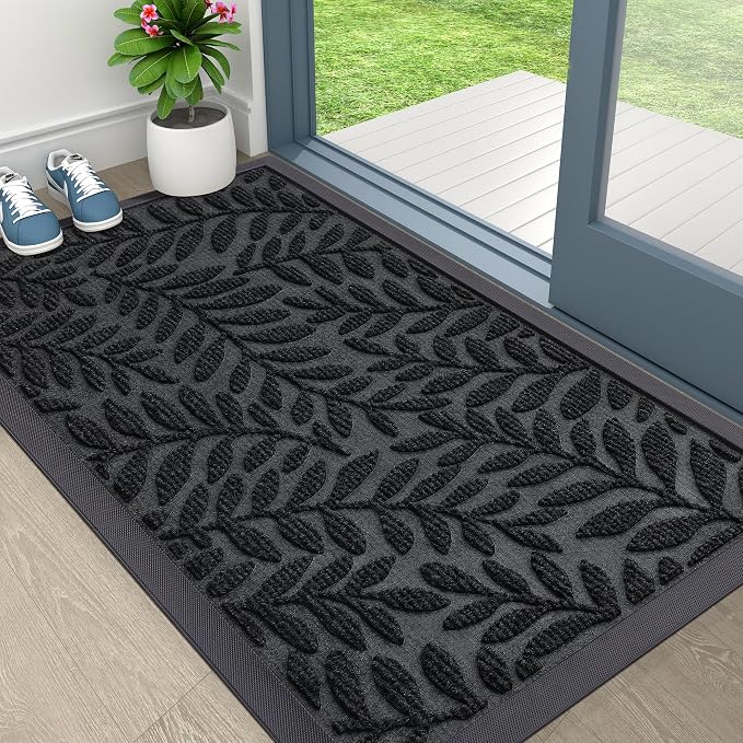 OLANLY Door Mat Indoor Outdoor Entrance, Waterproof All-Weather All-Season - Image 6
