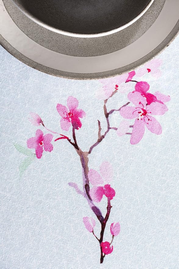 Maison d' Hermine Table Cloth Round Table 100% Cotton 63 Inches Tablecloth - Image 7