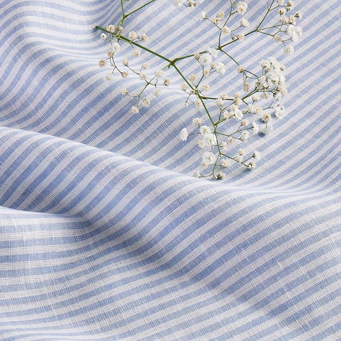 Solino Home Linen Striped Table Runner 144 Inches Long - Image 8