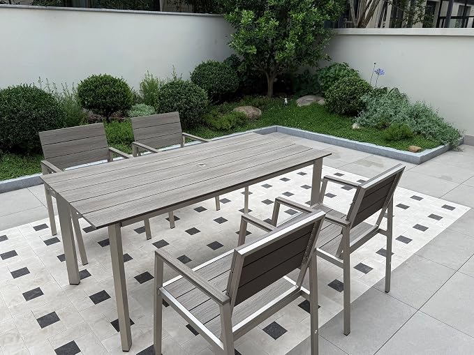 Outdoor Dining Set for 6, Patio Table and Chairs Set - Image 8