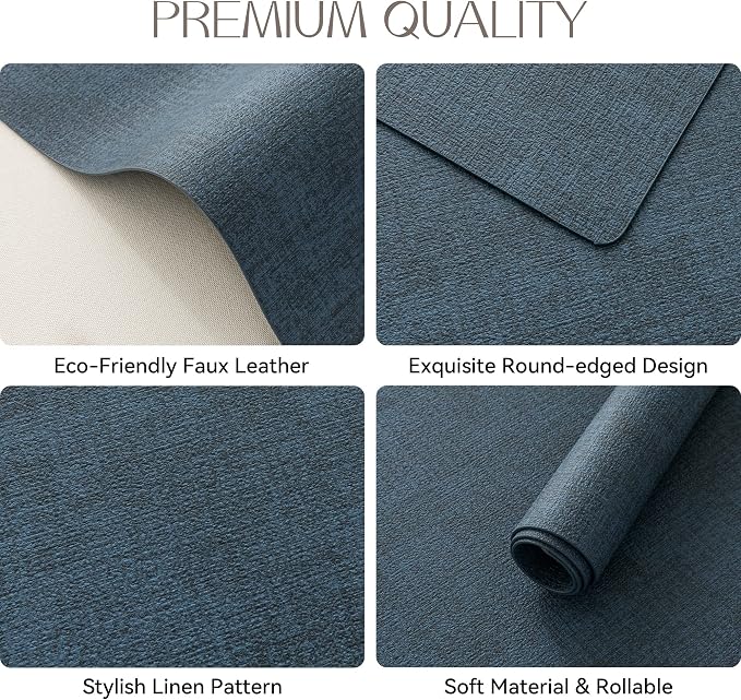 Romanstile Vinyl Placemats Set of 8-12 X 17 Inch - Image 5