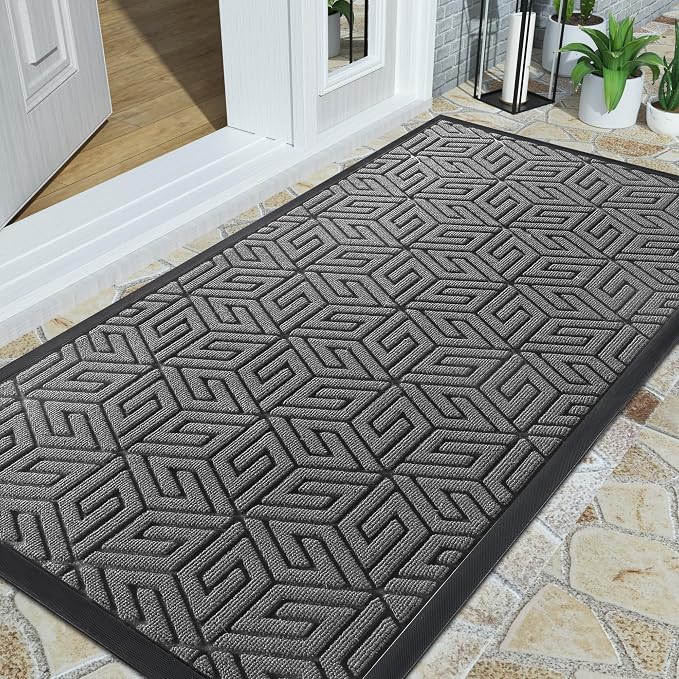 Yimobra Large Door Mat 47x24, All-Weather Waterproof Outdoor Mats by Yimobra