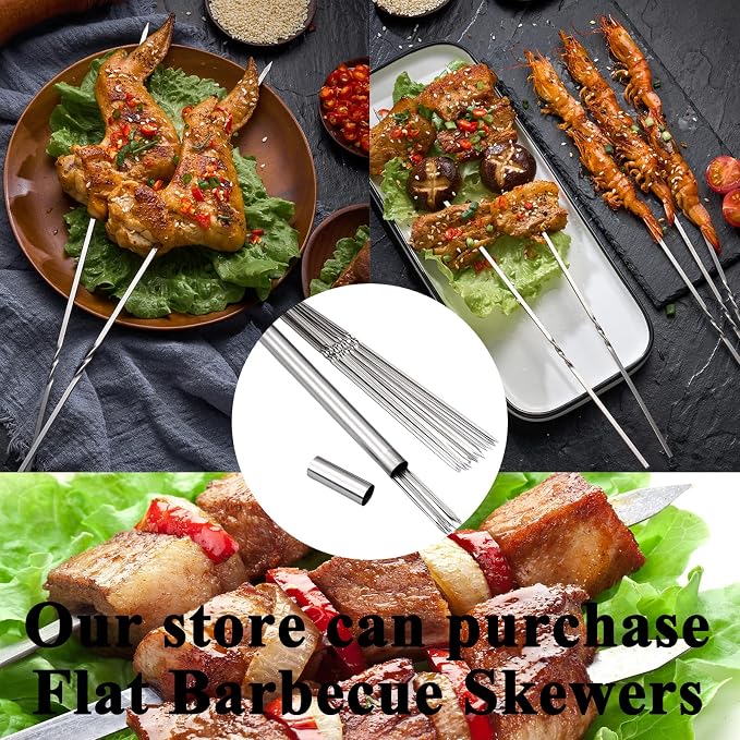 WILLBBQ Charcoal Grills Commercial Quality Portable Hibachi BBQ Lamb Skewer - Image 7