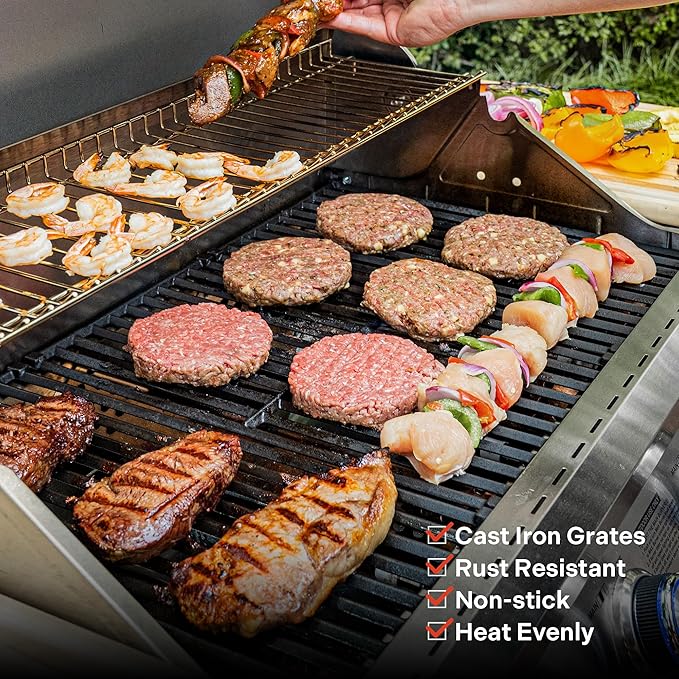 Monument Grills Larger 4-Burner Propane Gas Grills Stainless Steel - Image 8