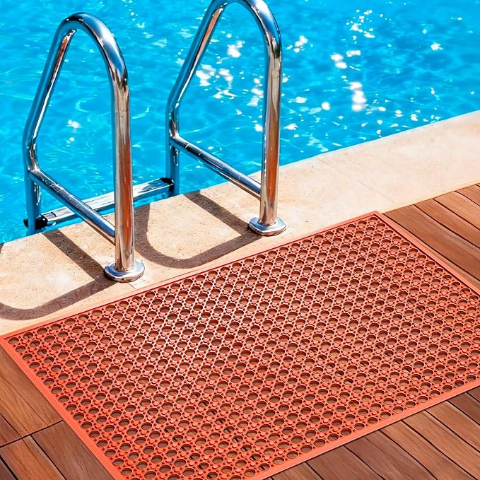 Outdoor Rubber Mat Kitchen Anti-Fatigue Entrance Floor Mats Commercial - Image 2
