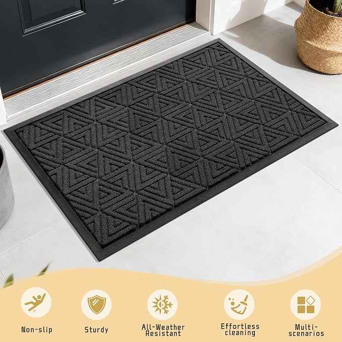 Yimobra Large Door Mat 36x24, All-Weather Waterproof Non-Slip Welcome Matt - Image 7