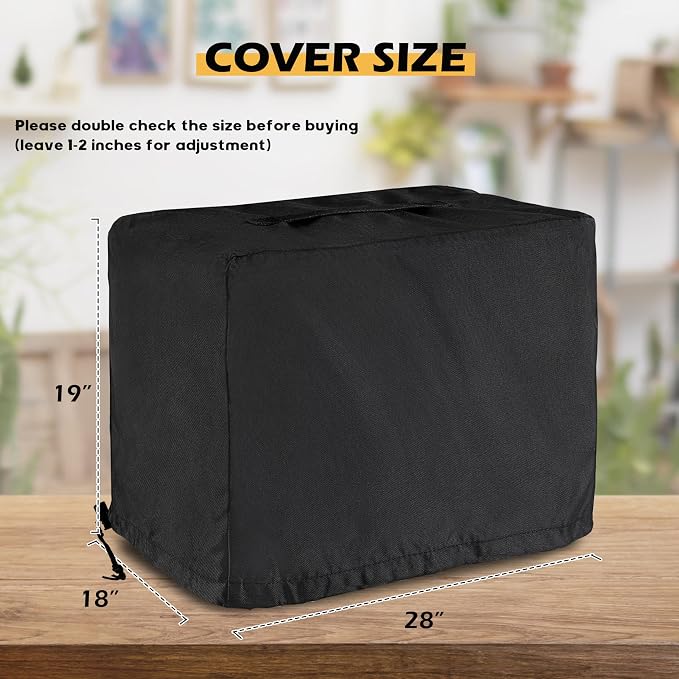 Grill Cover for Royal Gourmet CD1519 Portable Charcoal Grill, Tabletop BBQ - Image 7