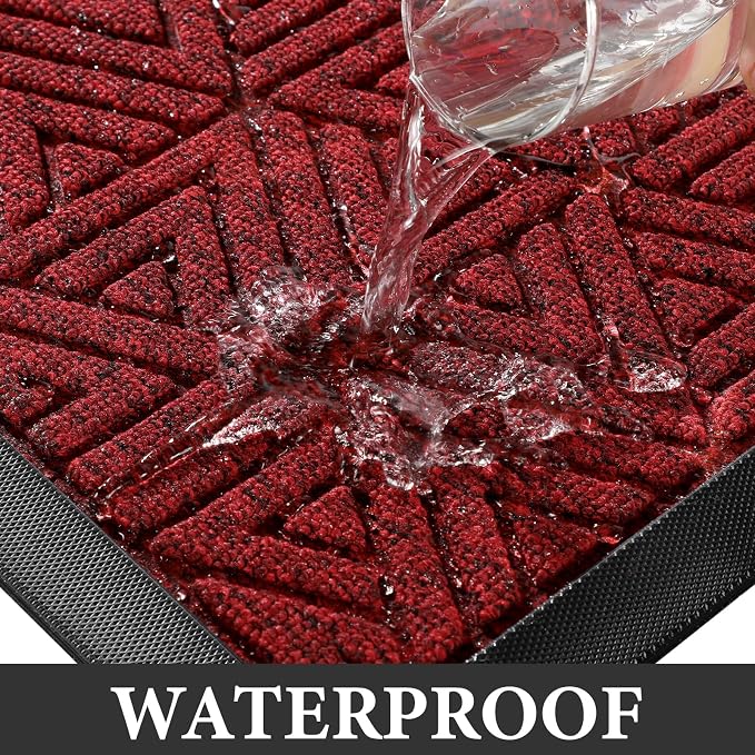 Yimobra Extra Large Door Mat 60x36, All-Weather Waterproof Non-Slip Welcome - Image 8