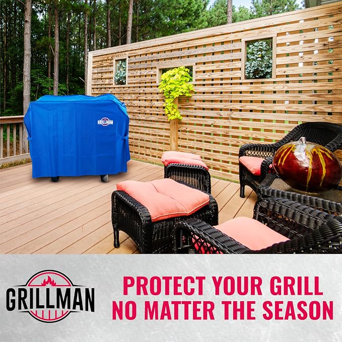 Grill Cover by Grillman, 64 Inch, BBQ Outdoor Grill Covers, Charcoal & Gas - Image 6
