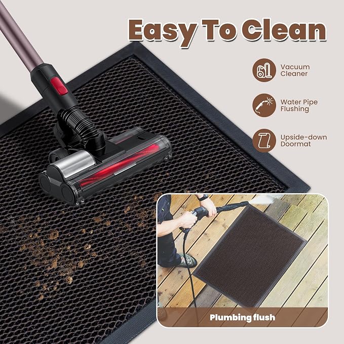 Outdoor Indoor Door Mats for Entryway, Heavy Duty and Durable All-Weather Entry - Image 4