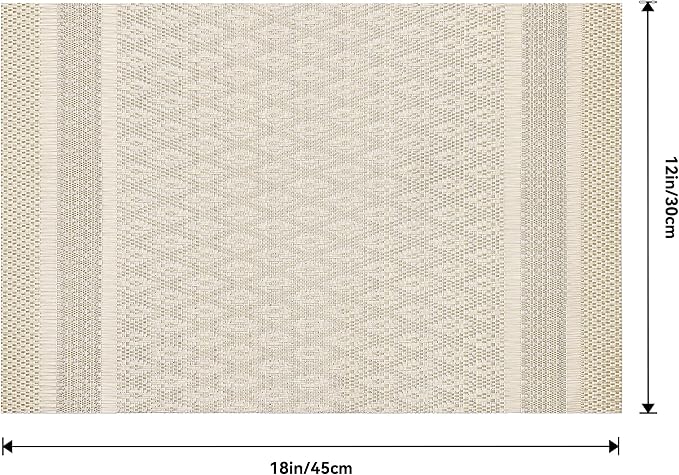 Leetaltree Stardust Yellow Placemats Set of 12 - Image 9