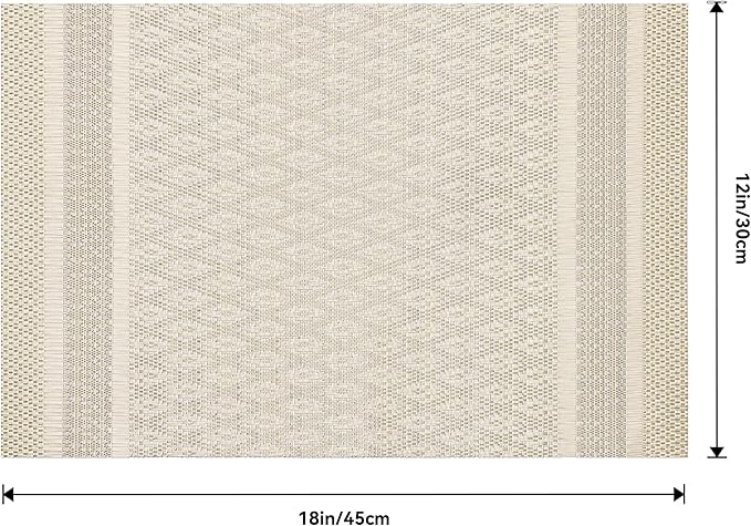 Leetaltree Stardust Yellow Placemats Set of 6 - Image 9