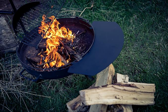 Barebones Cowboy Fire Pit Grill Side Table 23-Inch - Image 7