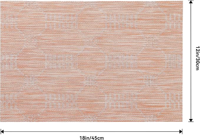 Leetaltree Coral Placemats Set of 12 - Image 9