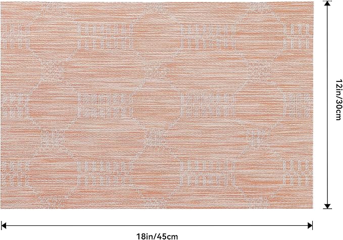Leetaltree Coral Placemats Set of 6 - Image 9