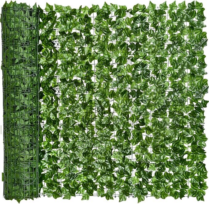 DearHouse Artificial Ivy Privacy Fence Wall Screen, 59x137.8inch Artificial by DearHouse