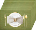 Placemats Set of 12 Washable&Wipeable Place mats by Uolr