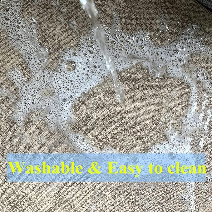 WAZAIGUR Washable Wipeable Waterproof Heat Resistant Faux Leather Placemats Set - Image 6