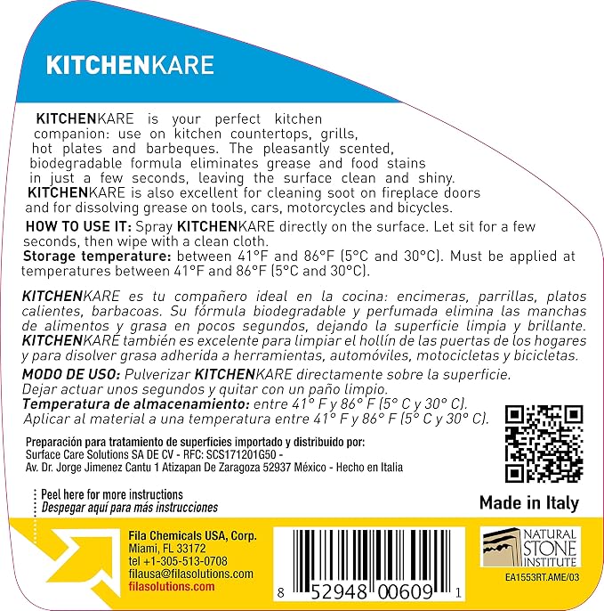 FILA Surface Care Solutions, KITCHENKARE, Heavy Duty Degreaser Cleaner - Image 3