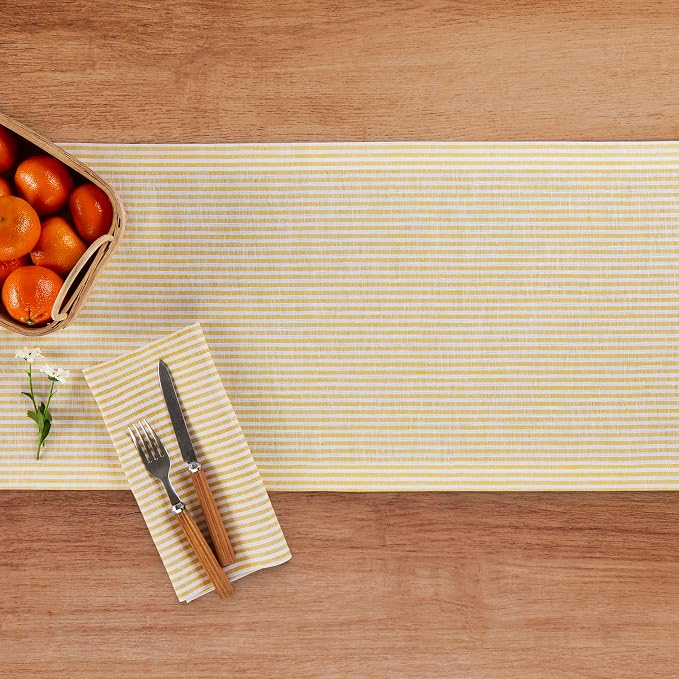 Solino Home Linen Table Runner 72 Inches Long - Image 3