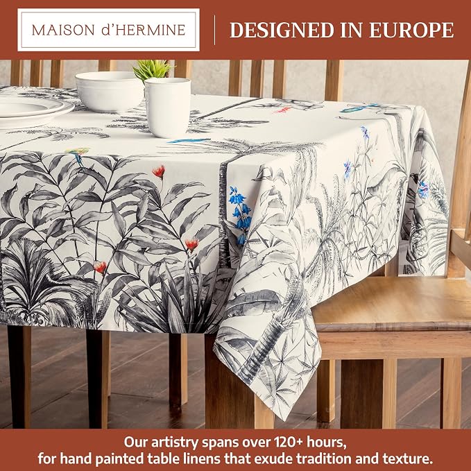 Maison d' Hermine Table Cloth Rectangle Table 100% Cotton 70 x 90 Inches Fall - Image 2