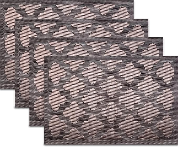 Vinyl Placemats Set of 4 by PandaPalm