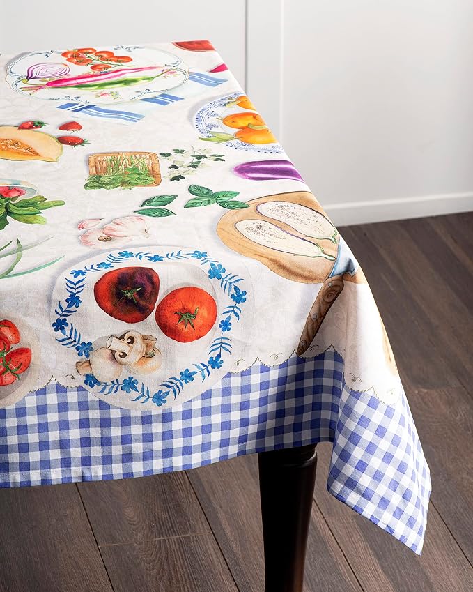 Maison d' Hermine Table Cloth Rectangle Table 100% Cotton 60 x 108 Inches - Image 7