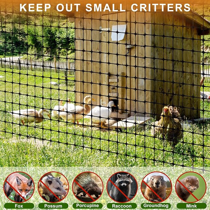Windyun 2 Roll 100 ft 200 ft in Total Plastic Mesh Fence Roll Safety - Image 5