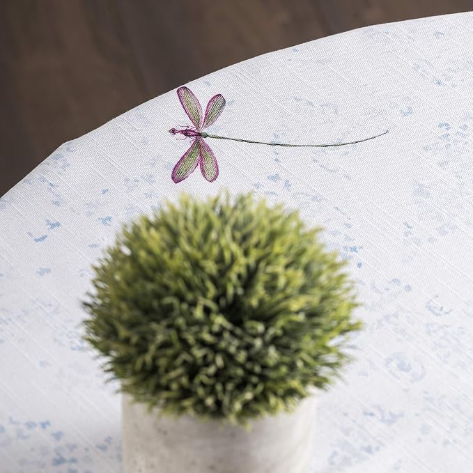 Maison d' Hermine Table Cloth Round Table 100% Cotton 63 Inches Tablecloth - Image 8