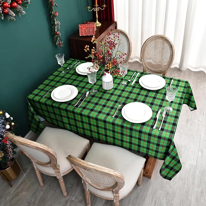 Gingham Plaid Tablecloth - Image 7