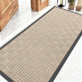 OLANLY Front Door Mat Outside Entrance 59x23, Heavy Duty Sturdy Natural Rubber by OLANLY
