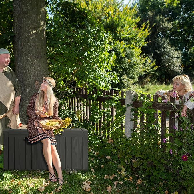 80 Gallon Outdoor Storage Box – Resin Deck Box - Image 7