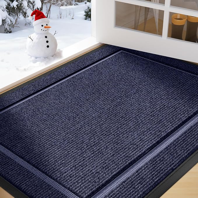 Large Front Door Mat Outside Entrance Indoor Doormat, Outdoor Door Mats by IMHOME