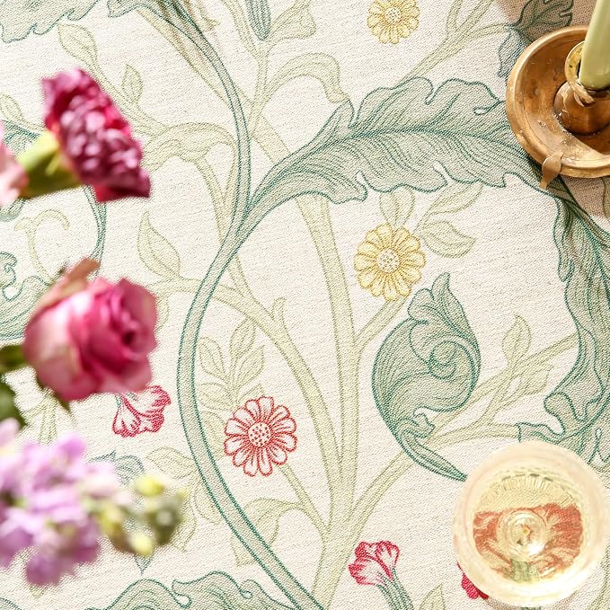 patdrea Designer Green Small Tablecloth - Image 7