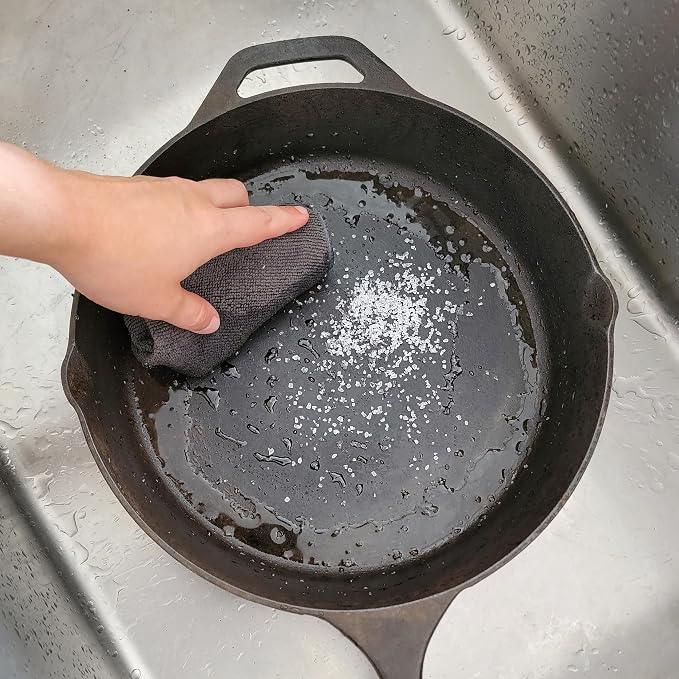 CARON & DOUCET - Ultimate Cast Iron Set: Seasoning Oil, Cleaning Soap & - Image 6