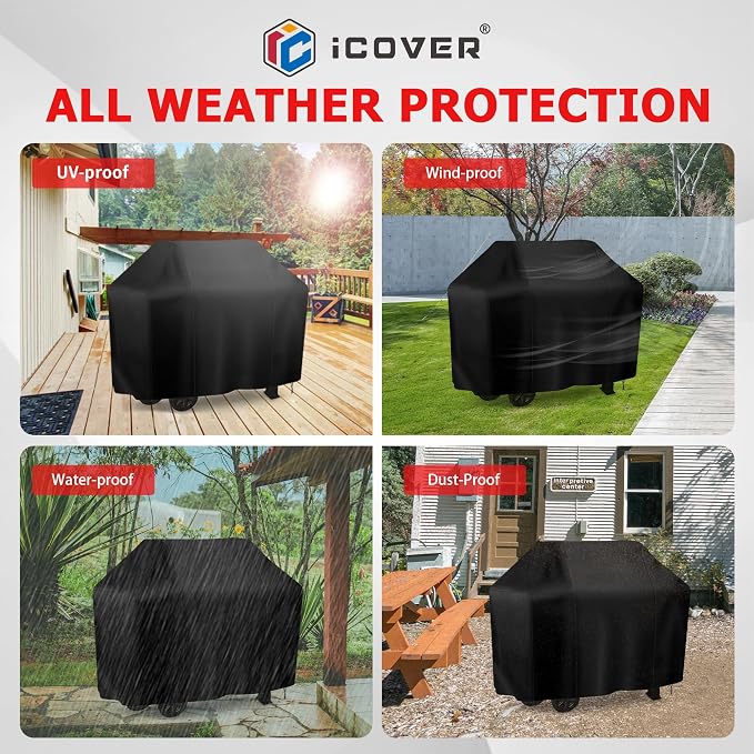 iCOVER Grill Cover, 58 inch BBQ Grill Cover - Image 7