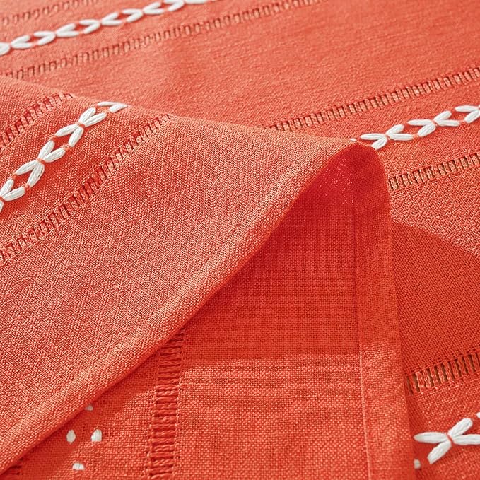 Chassic 60 x 84 inches Farmhouse Style Linen tablecloths, Wrinkle Resistant - Image 7