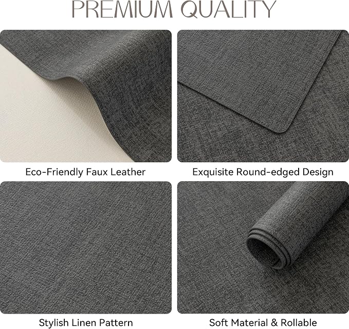 Romanstile Vinyl Placemats Set of 6-12 X 17 Inch - Image 5