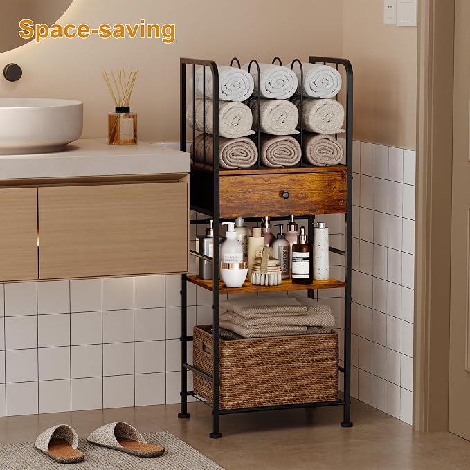 Towel Rack Free Standing 3-Tier - Image 9