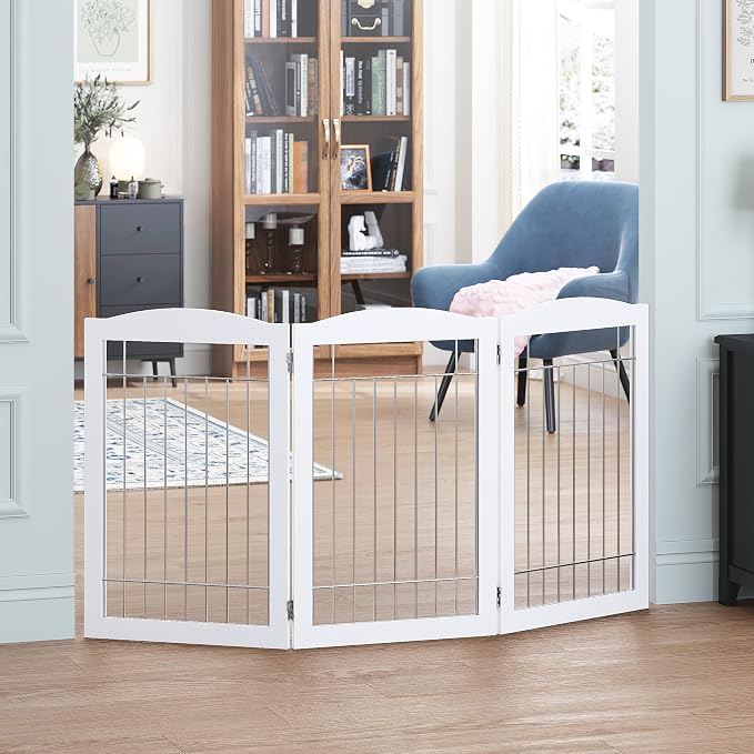 Spirich Freestanding Wire Pet Gate by SpirichLLC