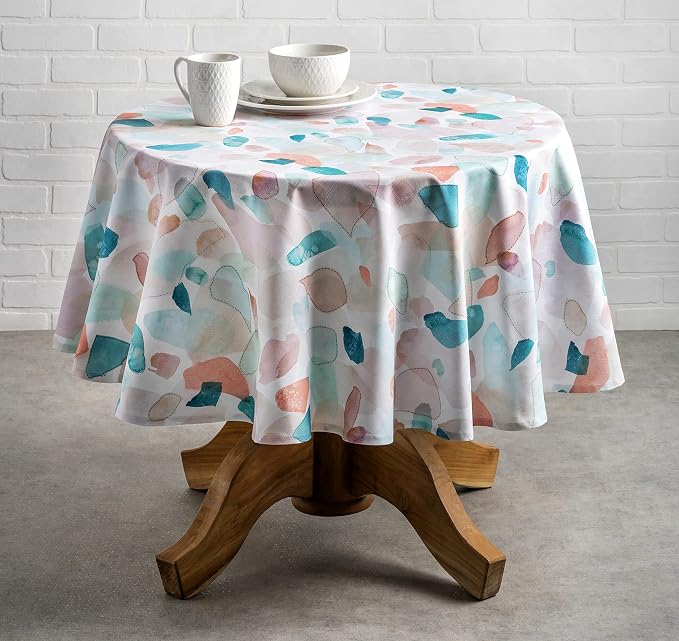 Maison d' Hermine Table Cloth Round Table 100% Cotton 69 Inches Tablecloth - Image 9